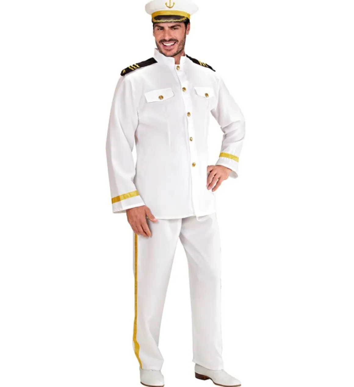 Marineofficer Kostume Hvid