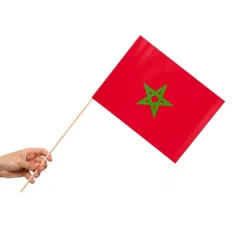 Marokko Flag På Pinde
