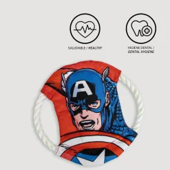 Marvel® Captain America Reb Frisbee Hundelegetøj