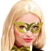 Maskerade Øjenmaske Guld