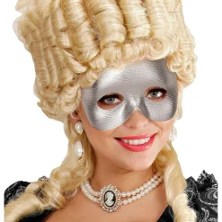 Maskerade Øjenmaske Sølv
