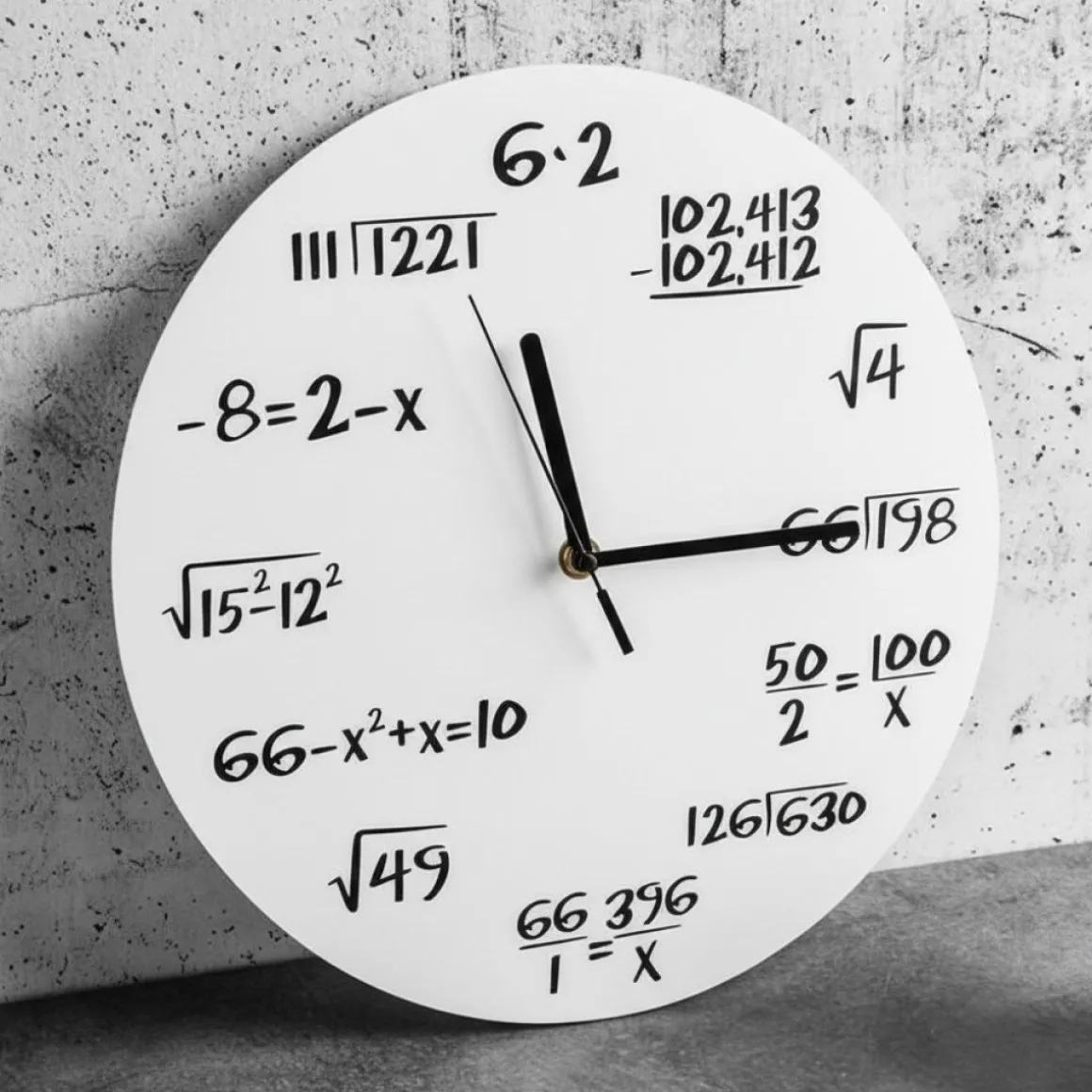 Matematik Formler Vægur Hvid