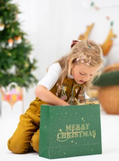 Merry Chistmas Gavepose Grøn