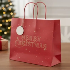 Merry Chistmas Gavepose Rød