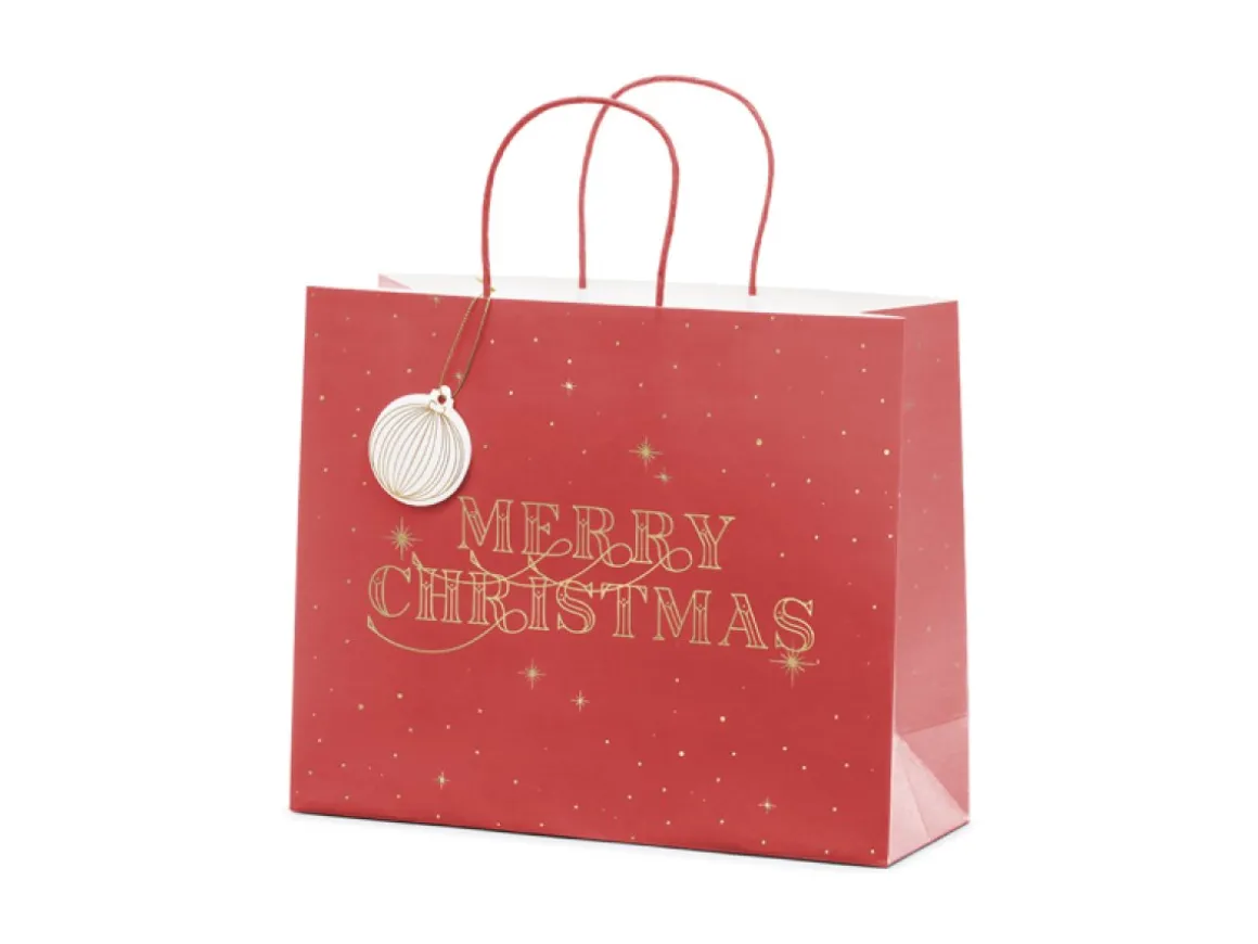 Merry Chistmas Gavepose Rød