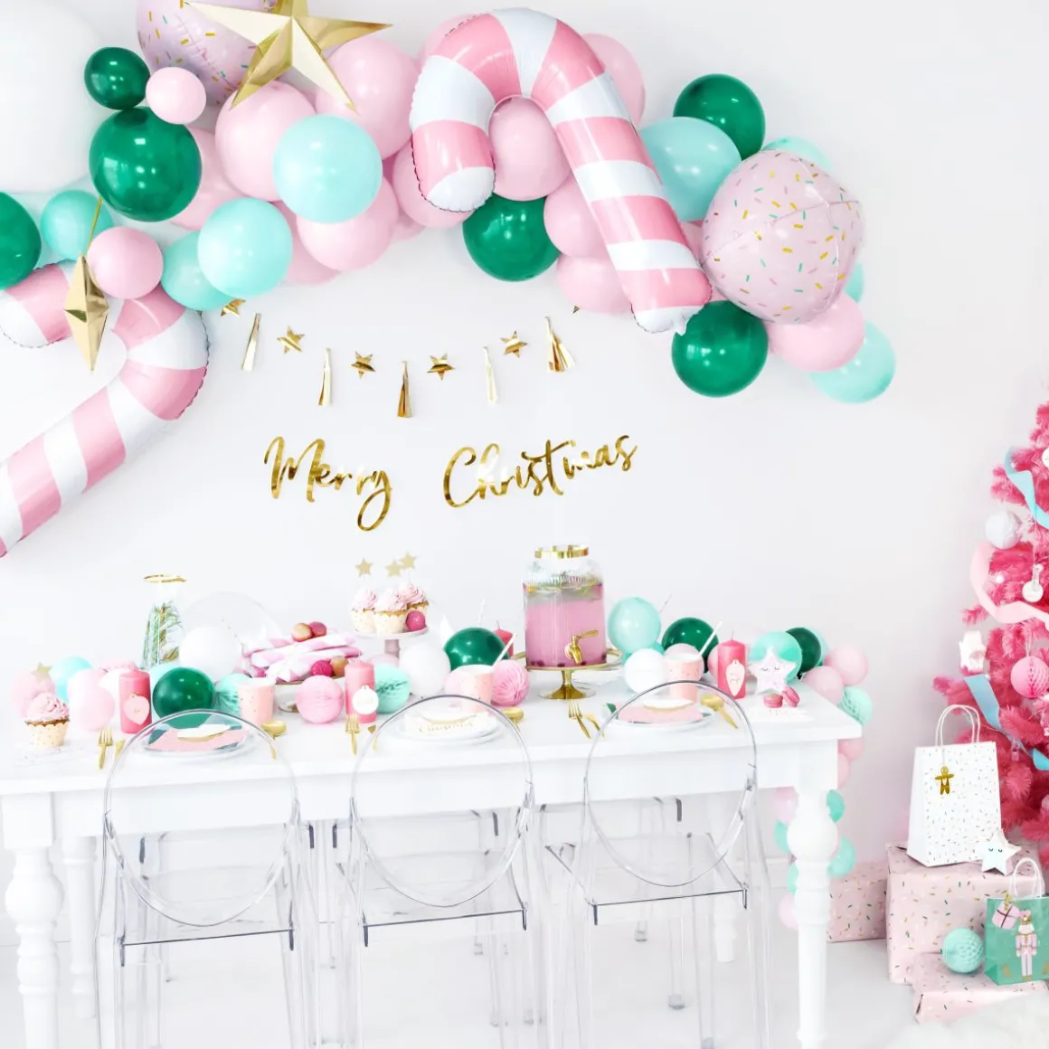 Merry Christmas Guirlande Guld