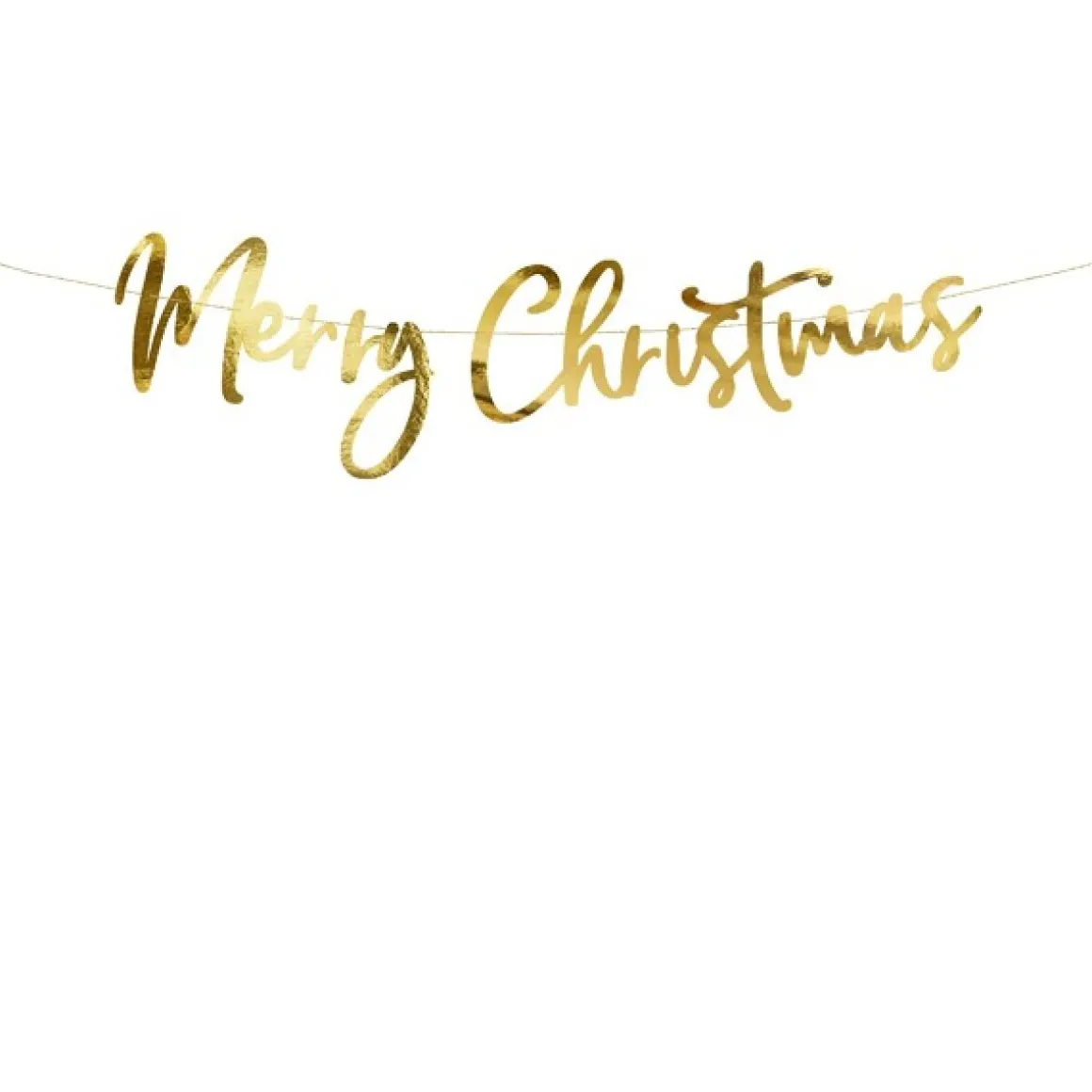 Merry Christmas Guirlande Guld