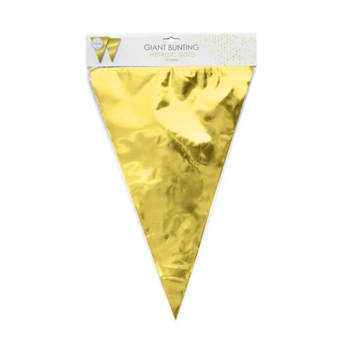 Metallisk Vimpelguirlande Guld