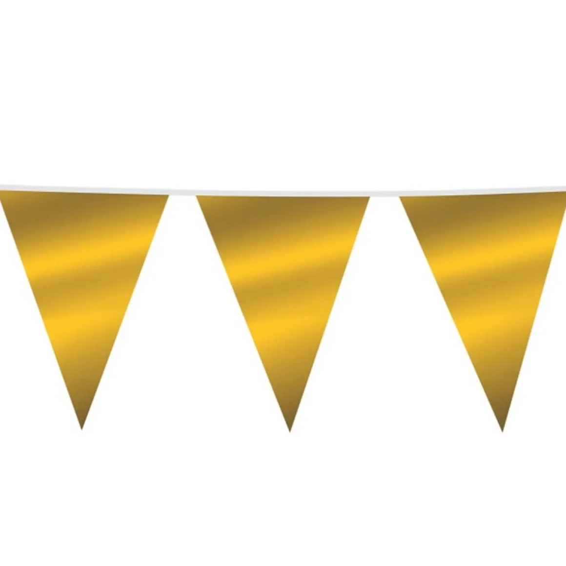 Metallisk Vimpelguirlande Guld