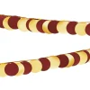 Metalliske Cirkler Guirlande Bordeaux/Guld