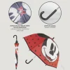Mickey Mouse® Silhuet Paraply Rød