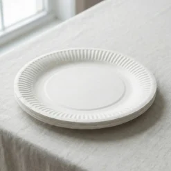 Middagstallerkener Hvid