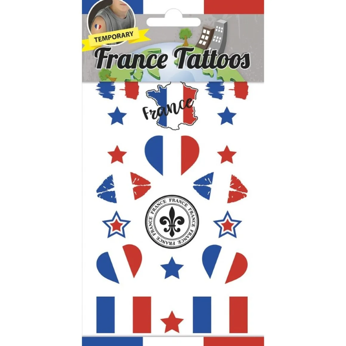 Midlertidige Tatoveringer Frankrig