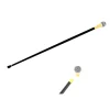 Mikrofon Stok Sort/Guld