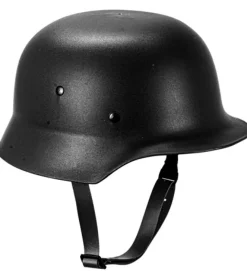 Militærhjelm Sort