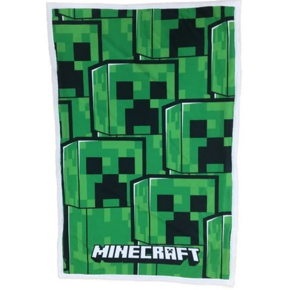 Minecraft® Creeper Fleecetæppe