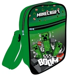 Minecraft® Creeper Skuldertaske Grøn