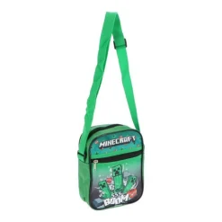 Minecraft® Creeper Skuldertaske Grøn