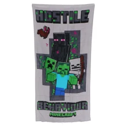 Minecraft® Håndklæde Grå