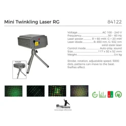 Mini Laser Projektor Rød/Grøn