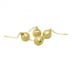 Mini Diskokugler Ornamenter Guld