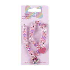 Minnie Mouse® Halskæde & Armbånd Lyserød