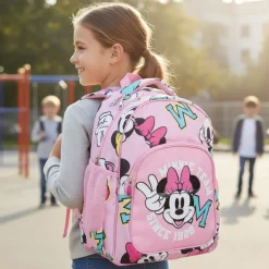 Minnie Mouse® Skoletaske Lyserød