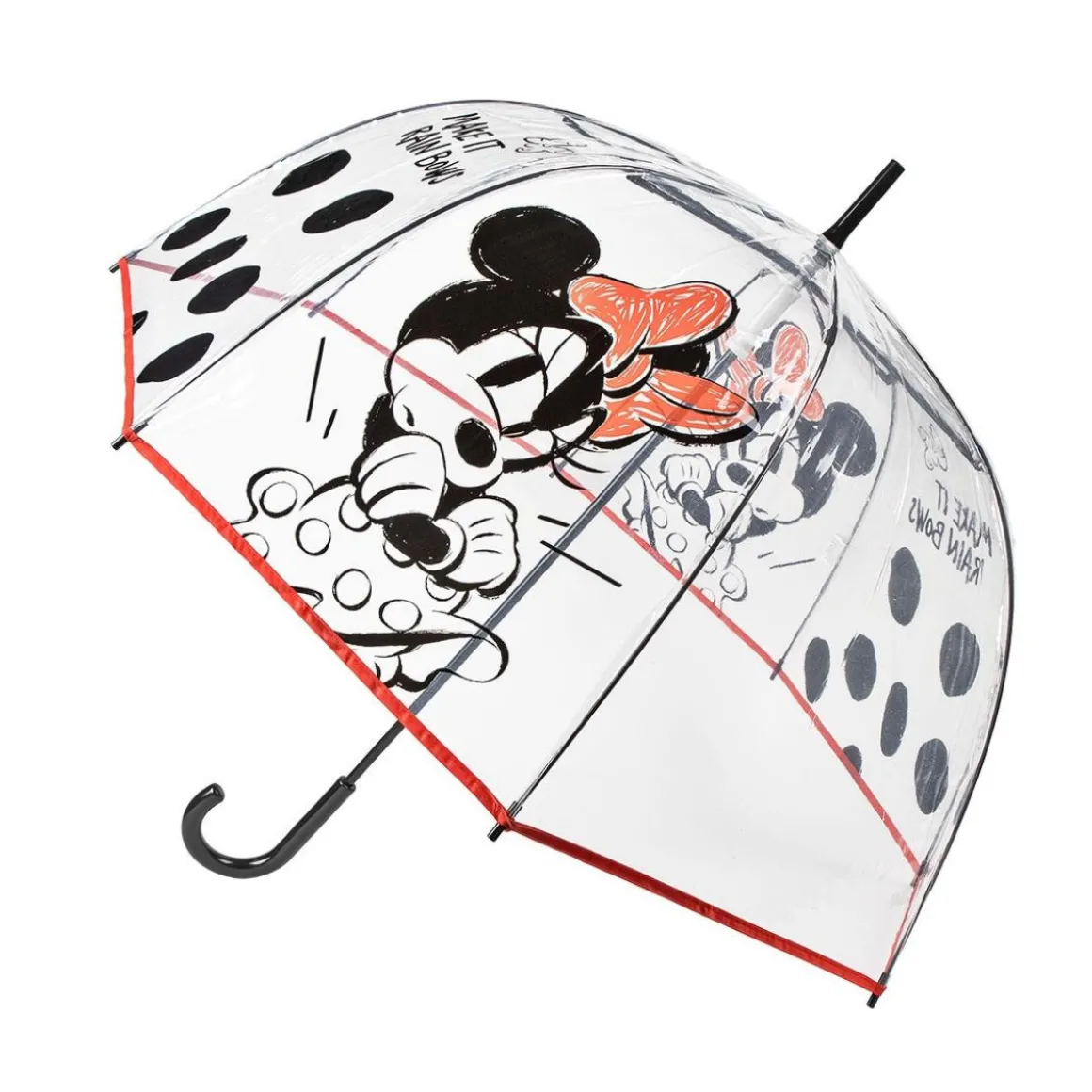 Minnie Mouse® Prikket Transparent Paraply