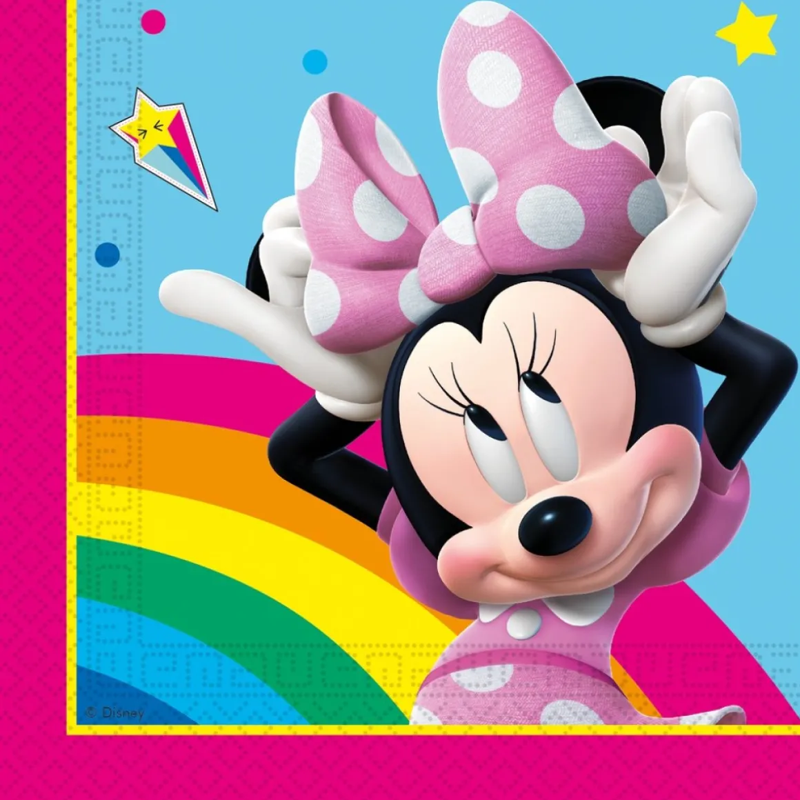 Minnie Mouse® Servietter Regnbue