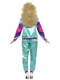 Mint 80'er Træningsdragt Kostume