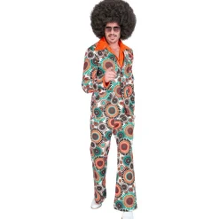 Mønstret Hippiedude Kostume