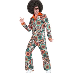 Mønstret Hippiedude Kostume