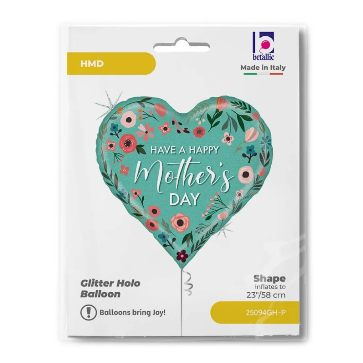 Mors Dag Hjerte Folieballon Mint