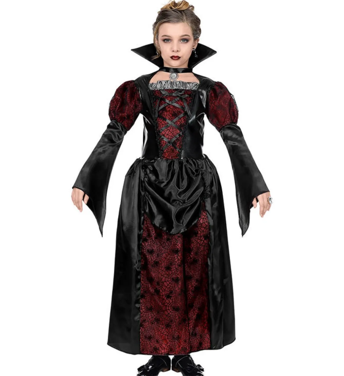 Mørk Vampyrinde Børnekostume