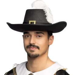 Musketér Hat Sort
