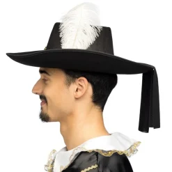 Musketér Hat Sort