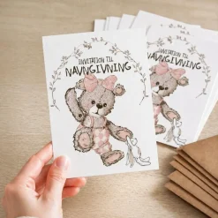 Navngivning Invitationer Pige Kort