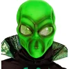 Neon Alien Maske Grøn