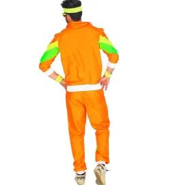 Neon 80'er Træningsdragt Kostume