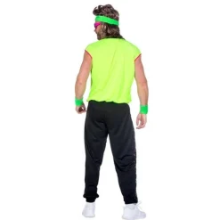 Neongrøn 80'er Kostume