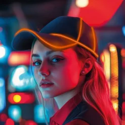 Neon LED Kasket Grøn