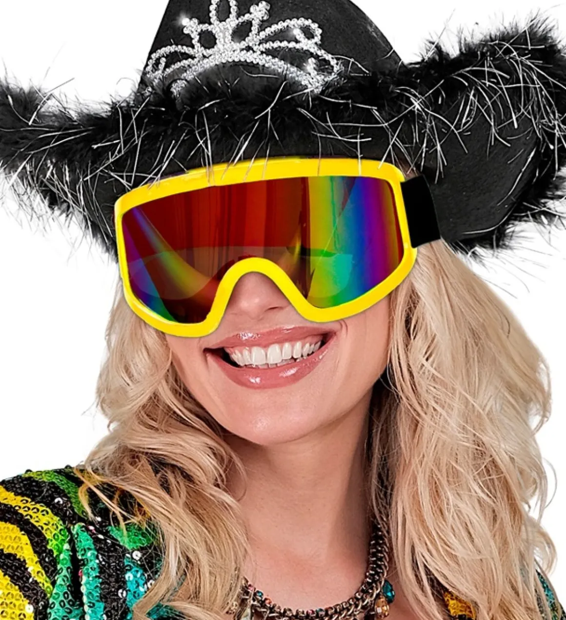 Neon Skibriller Gul