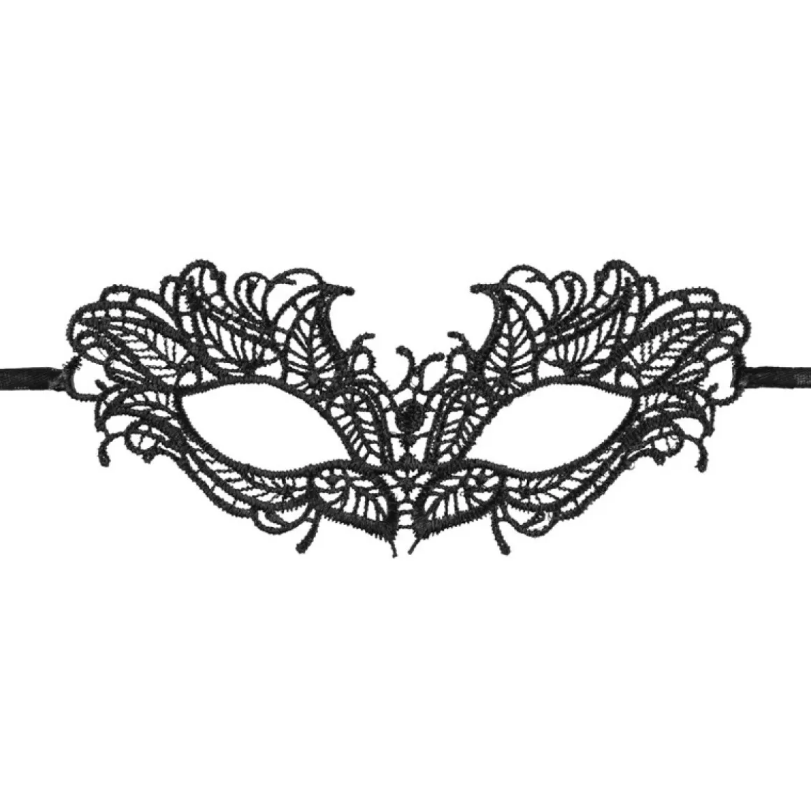 Noir Maskerade Øjenmaske Sort