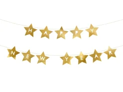 Nytårs Guirlande Guld