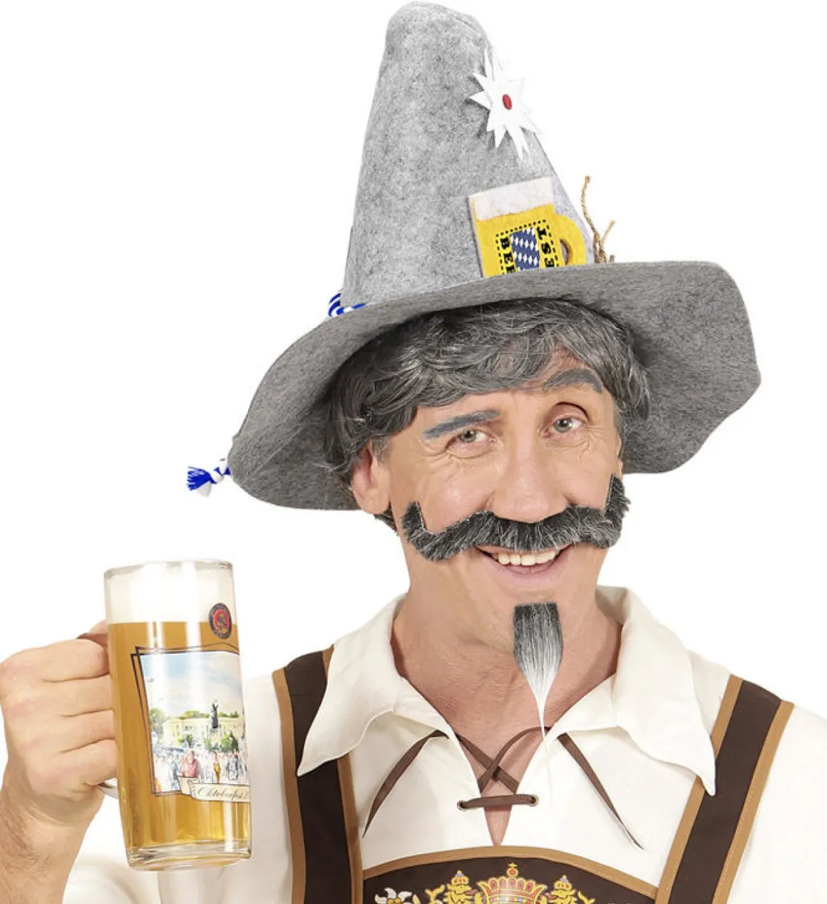 Oktoberfest Øl Hat Grå