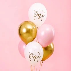 One Ballonbuket Pastel Lyserød