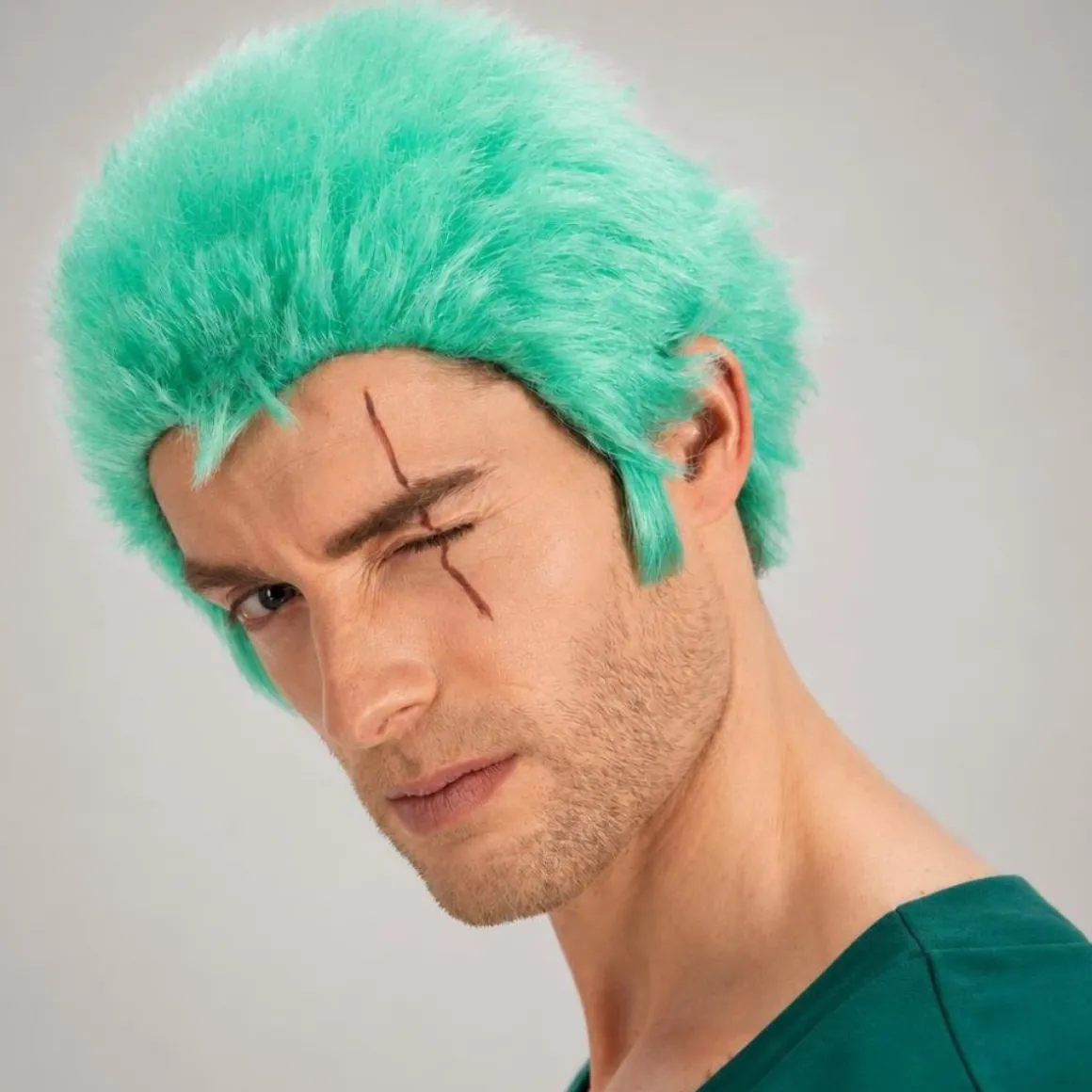 One Piece® Zoro Paryk Grøn
