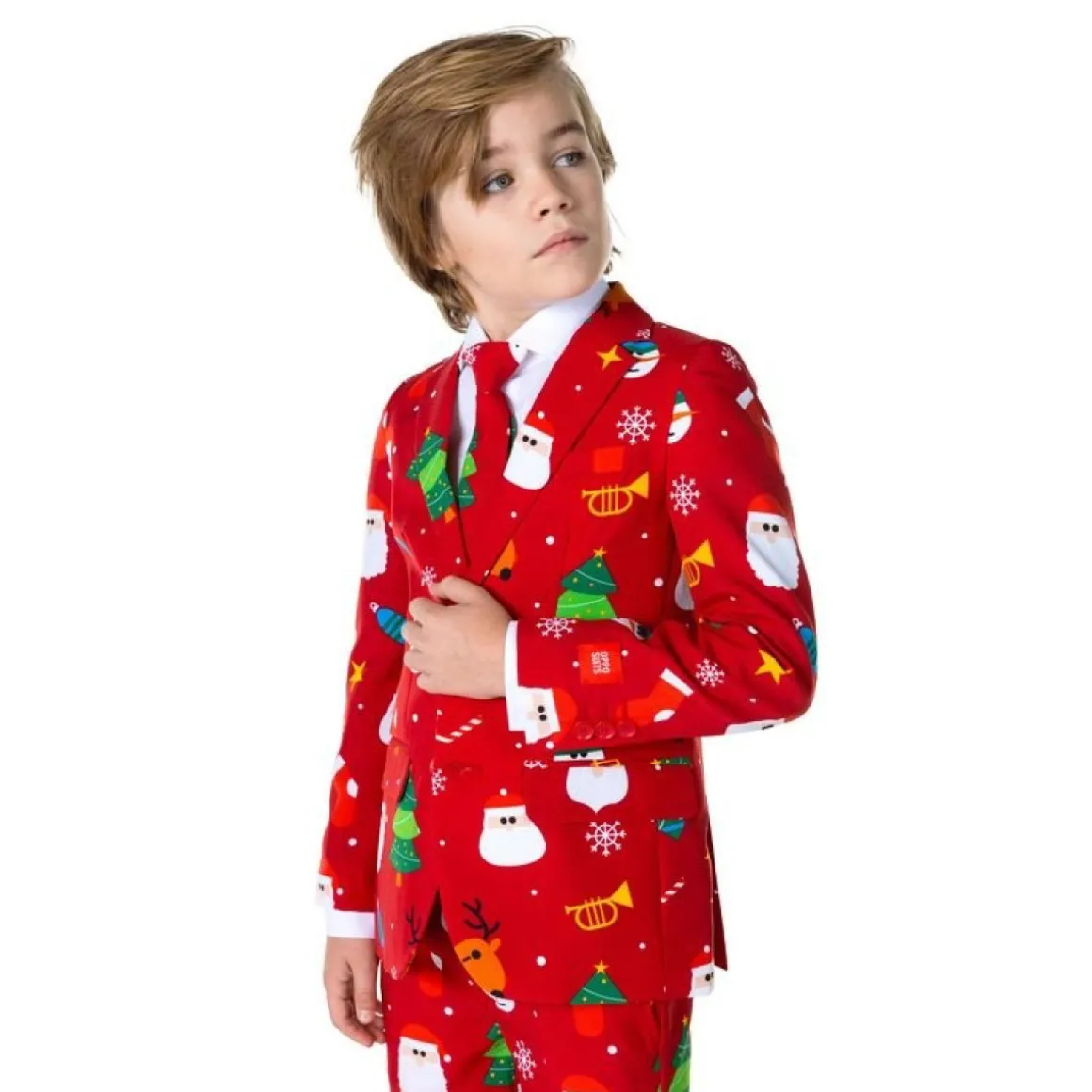 Opposuits® Festivity Red Børnejakkesæt