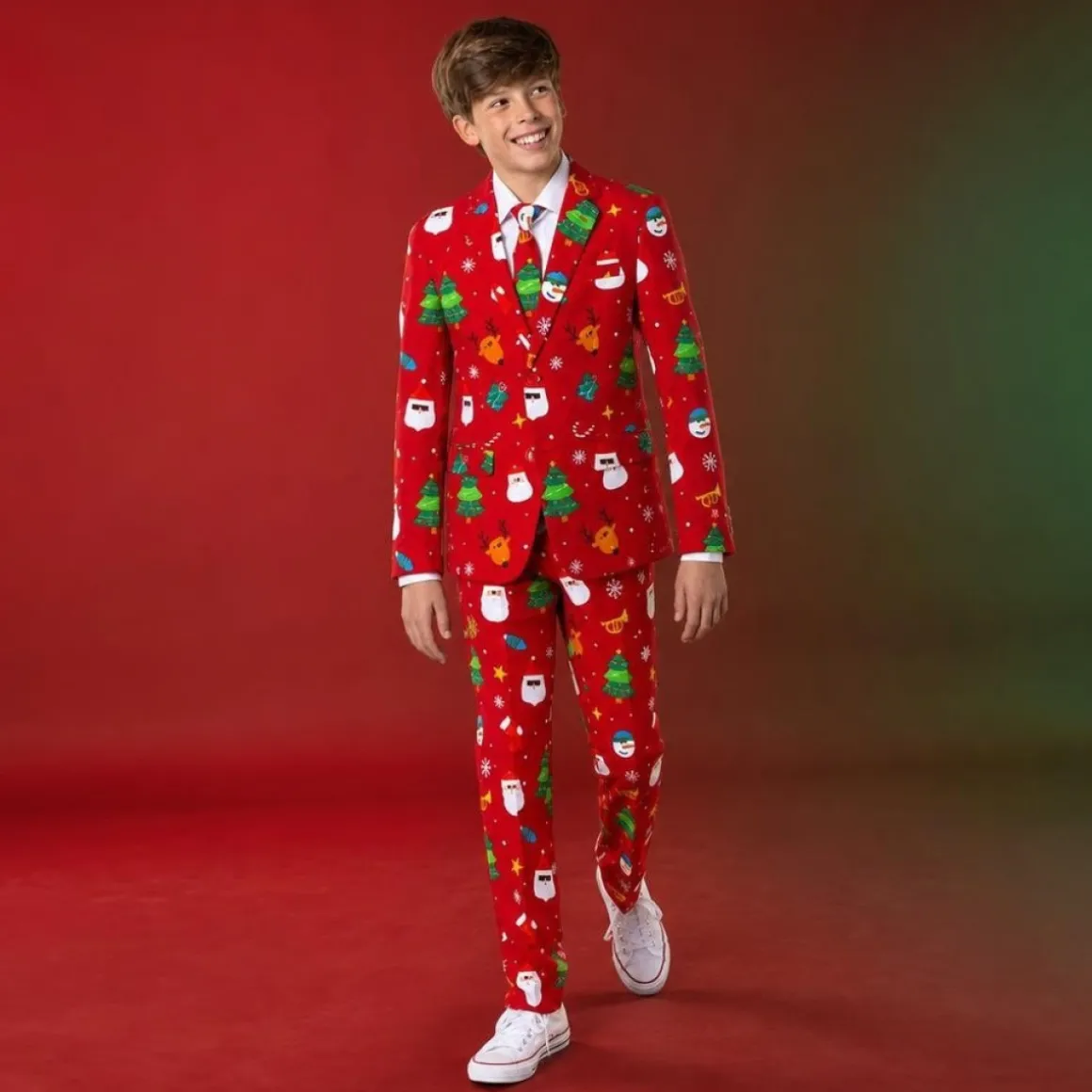 Opposuits® Festivity Red Teen Jakkesæt