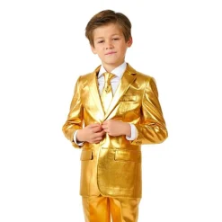 Opposuits® Groovy Gold Børnejakkesæt